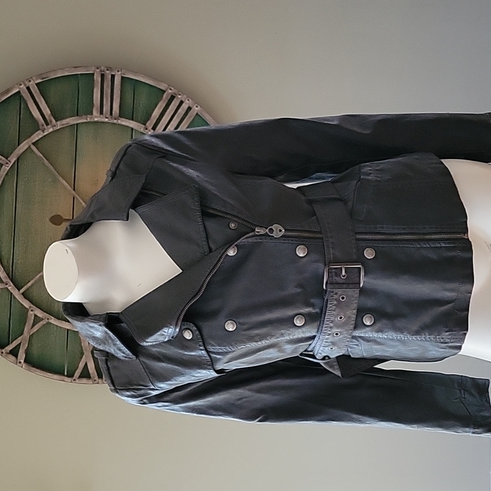 Guess Faux Leather Moto Jacket
